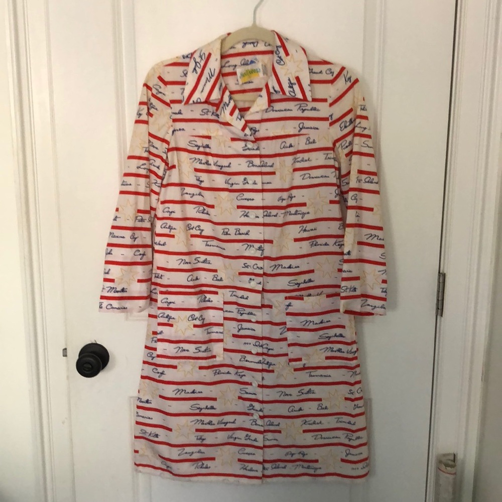Vintage summer shirt dress